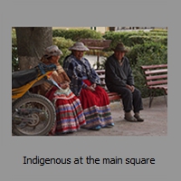 Indigenous at the main square